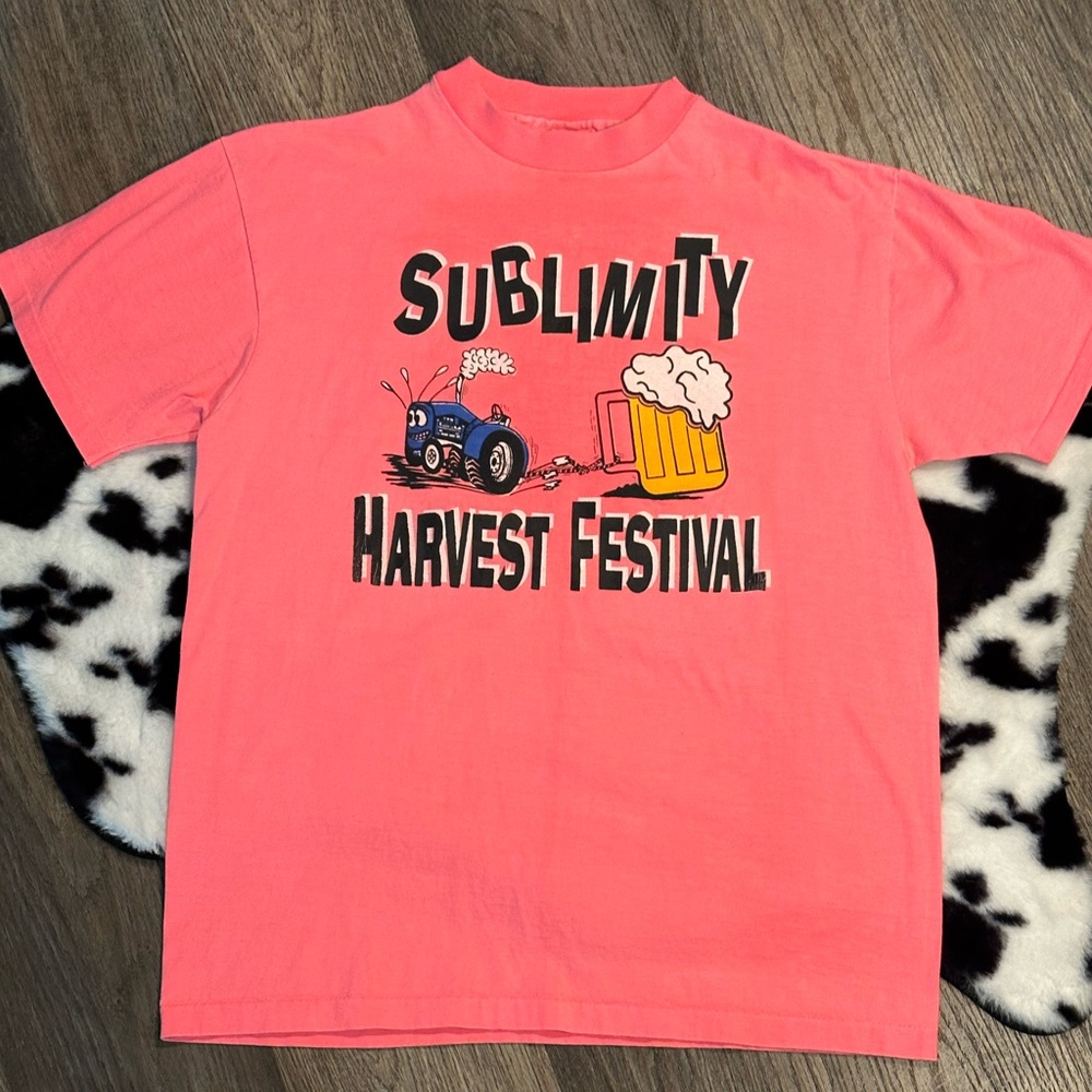 Sublimity Oregon harvest festival Neon T-shirt